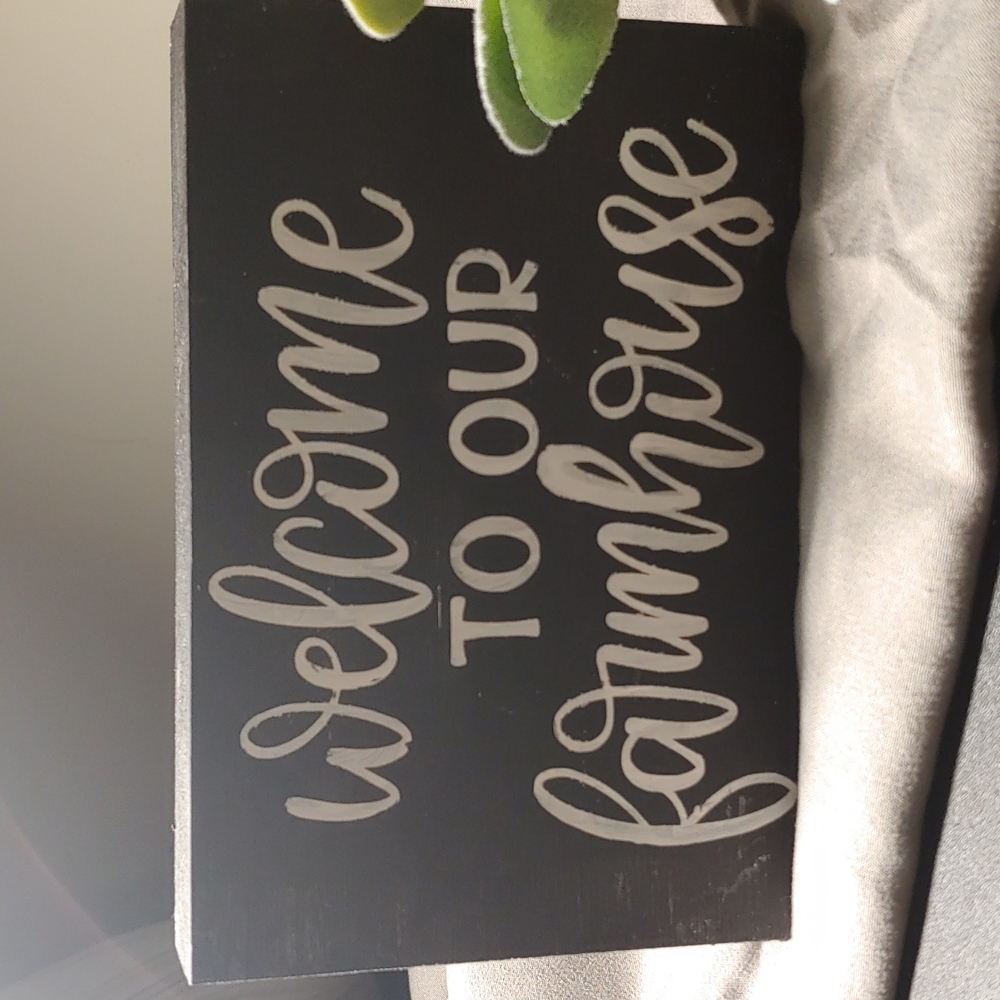 Welcome to our Farmhouse Sign